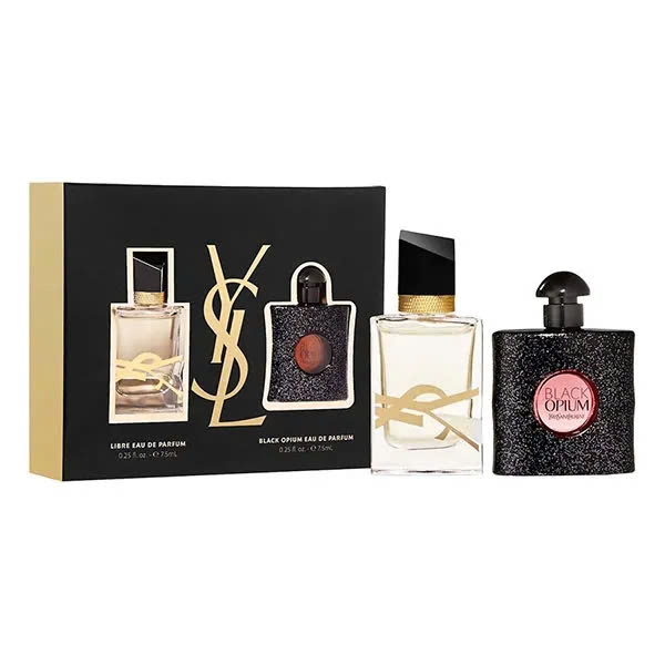 Set Nước Hoa Nữ YSL Black Opium & Libre EDP Set (2 x 7.5ml) - Quà Tặng Valentine