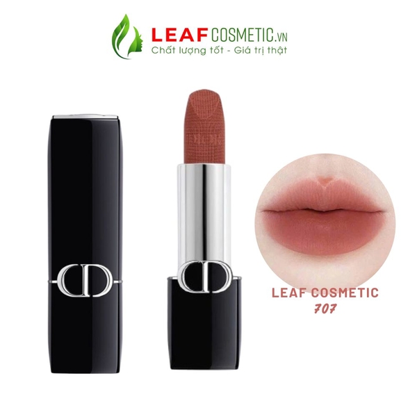 Son Thỏi Dior Rouge Velvet 707 As De Coeur – Cam Đất (Nắp Nam Châm)