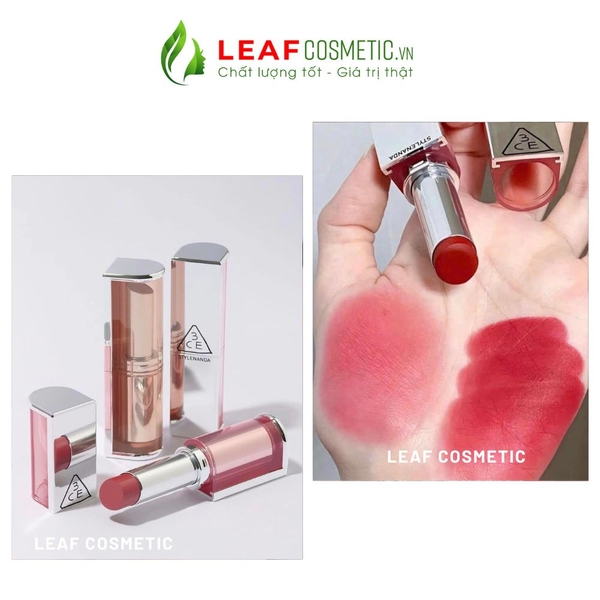 Son Thỏi 3CE Blur Matte Lipstick Misty Day - Màu Hồng Tím San Hô
