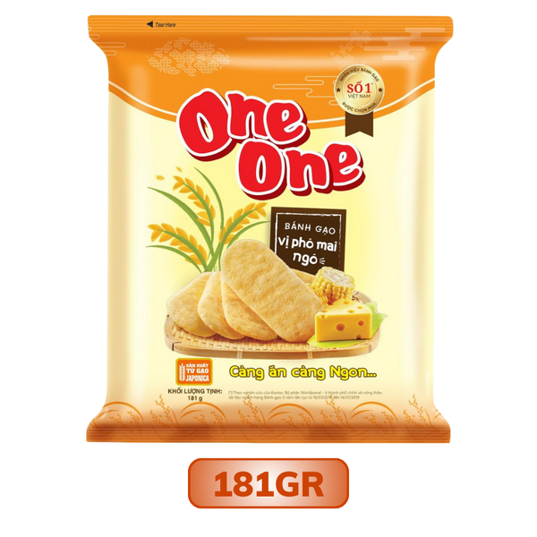 One One Gold Corn Cheese Rice Crackers 118G/ 181G | BLUETHUNDER JOINT ...