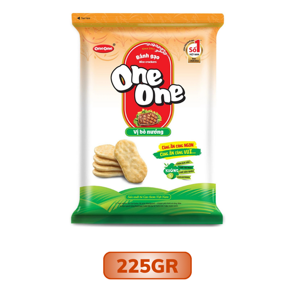 One One Grilled Beef Flavored Rice Crackers 150G/ 225G | BLUETHUNDER ...