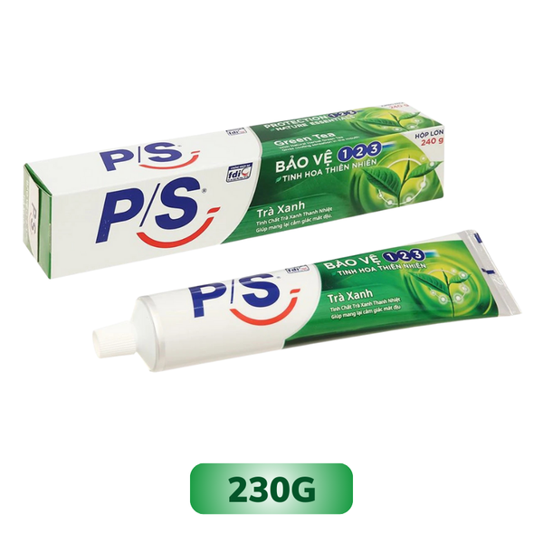 P/S Green Tea Toothpaste 180G/ 230G | BLUETHUNDER JOINT STOCK COMPANY