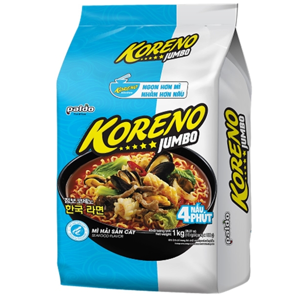 Koreno Jumbo - Spicy Seafood Flavor 10 Packs 100g | BLUETHUNDER JOINT ...