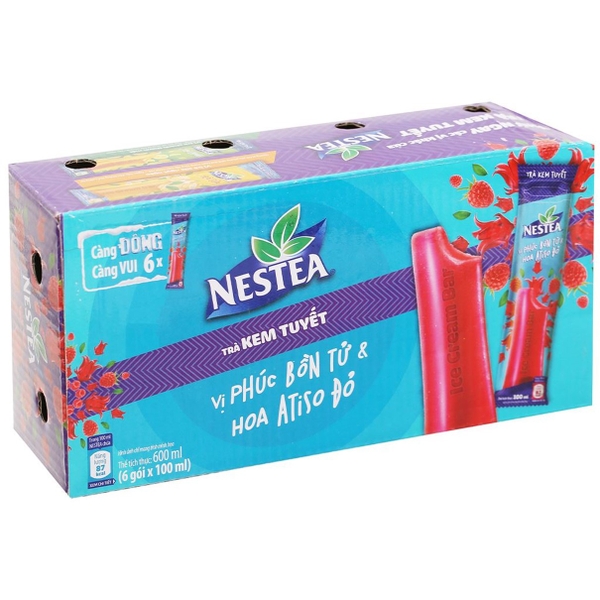 Nestea Snow Cream Tea with Raspberry and Red Artichoke Flower Flavor ...