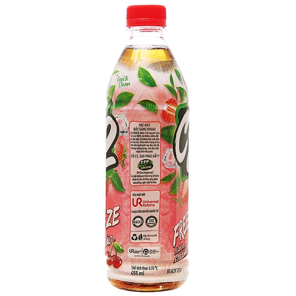 C2 Black Tea with Strawberry and Cherry Blossom Flavor 455ml ...