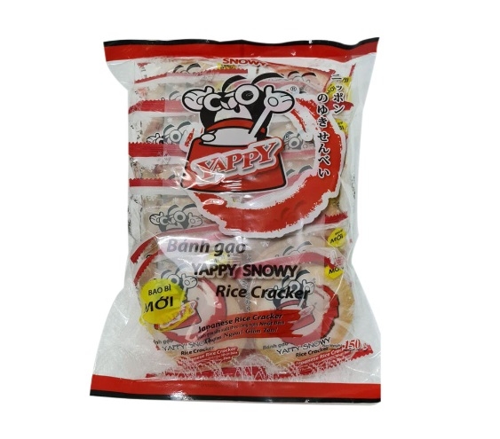 Yappy Snowy Rice Cracker 150g (150g x 20 bags) | BLUETHUNDER JOINT ...