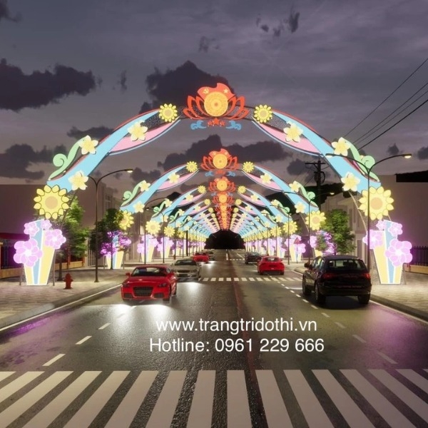Trang trí đô thị mới - chuyên nghiệp LH: 0961 229 666.