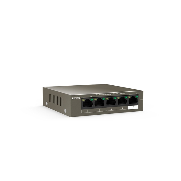 Switch TENDA TEF1105P-4-38W (5 Port Với 4 PoE Port)