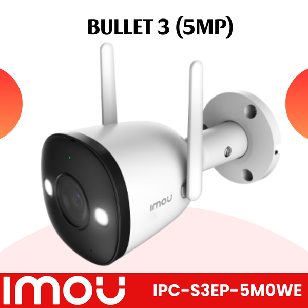 Camera Cố Định Ngoài Trời IMOU Bullet 3 (5MP)