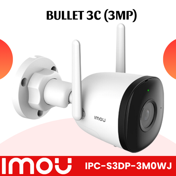 Camera Cố Định Ngoài Trời IMOU Bullet 3C (3MP)