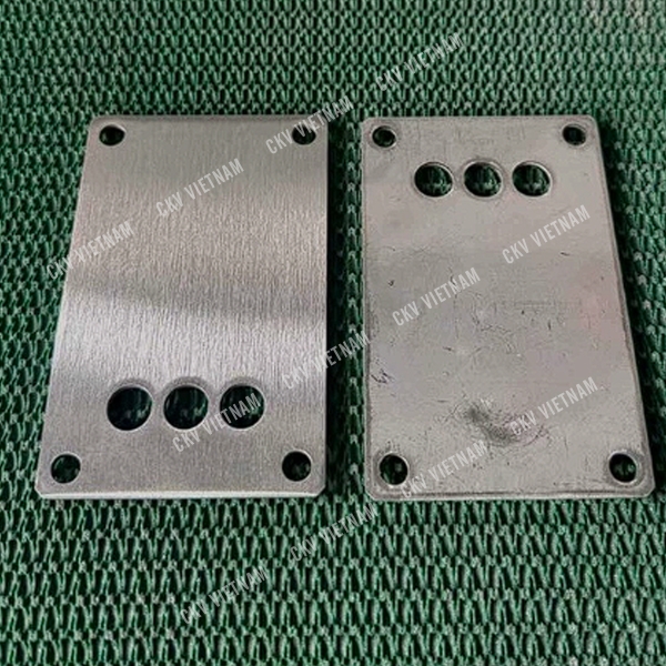 So sánh 2 sản phẩm trước và sau khi gia công trên CKV-CN600-M