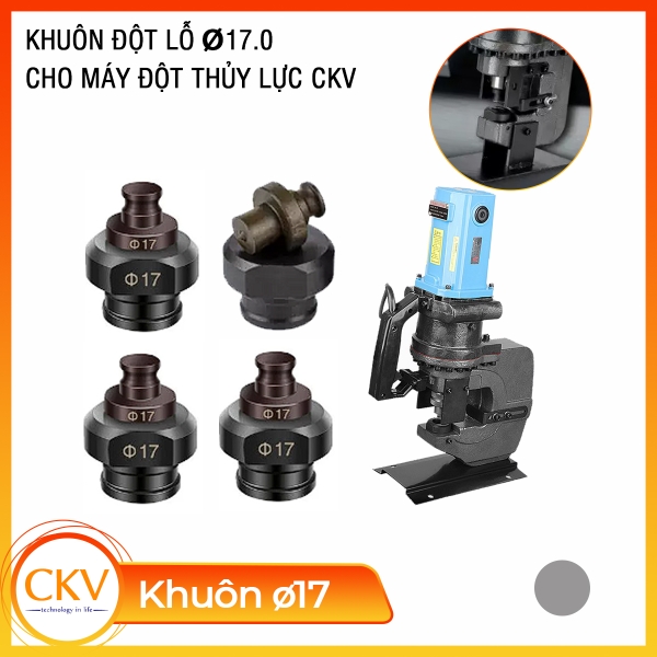 Khuôn đột lỗ Phi 17 - Dùng cho máy đột lỗ cầm tay hiệu suất cao