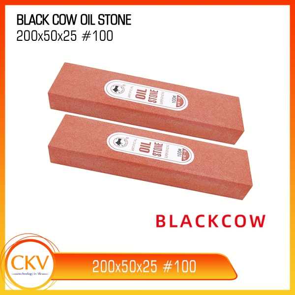 Đá mài dầu Blackcow 200x50x25 100#