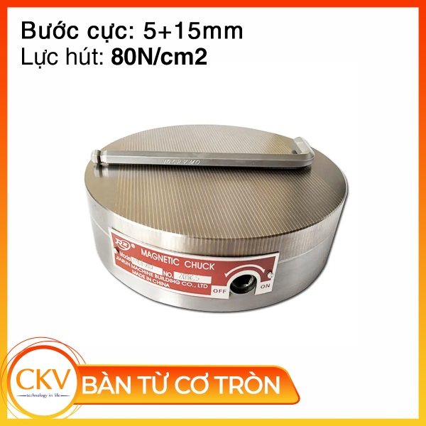 Bàn từ cơ tròn máy mài chuyên dụng