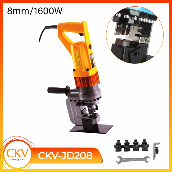 Máy đột lỗ thủy lực CKV-JD208 Điện/8mm