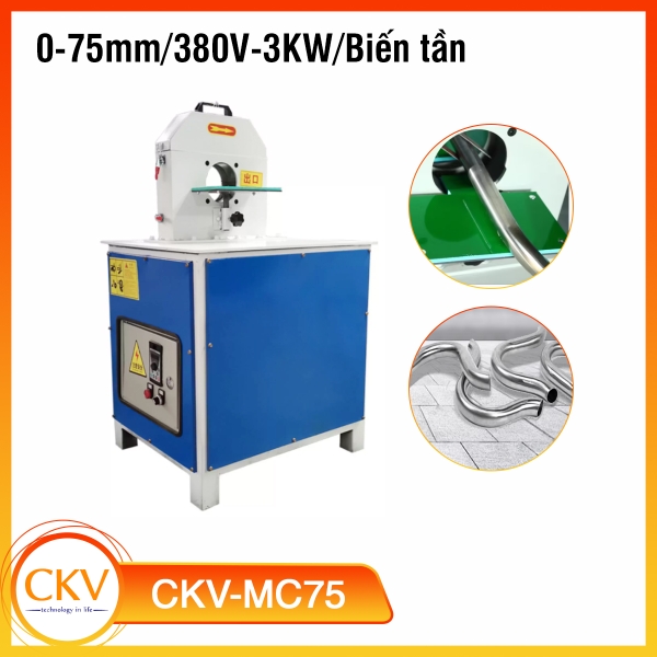 Máy chà nhám & đánh bóng ống tròn dạng cong CKV-MC75 380V/3KW/D75