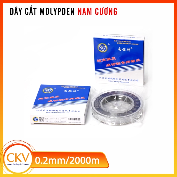 Dây cắt Molypden Nam Cương chính hãng | 0.18mm & 0.2mm | CKV VIETNAM