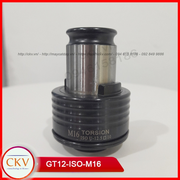 Chuck kẹp chống gãy mũi taro M16 ISO cho máy taro cần điện GT12-M16