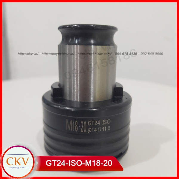 Chuck kẹp chống gãy mũi taro M18-20 ISO cho máy taro cần điện GT24-M18-20