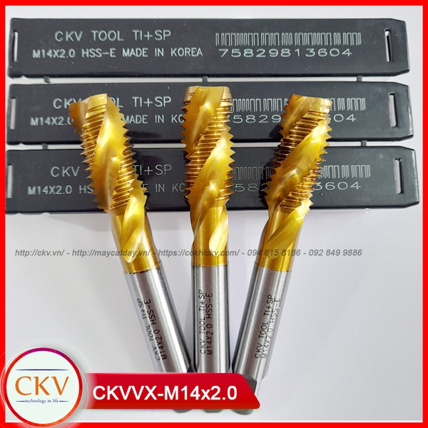 Mũi taro ckv Vàng xoắn CKVVX-M14*2