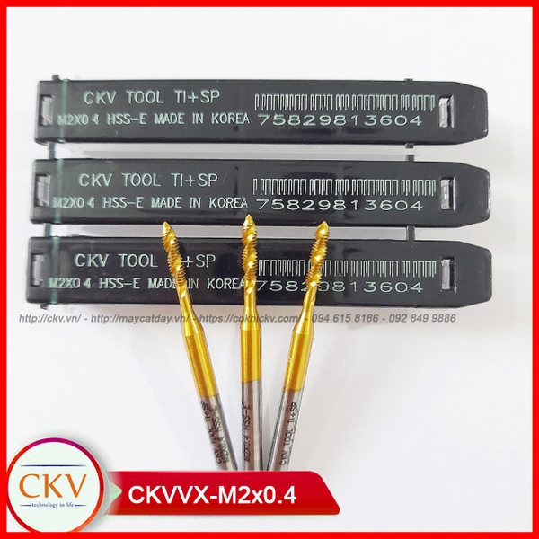 Mũi taro ckv Vàng xoắn CKVVX-M2*0.4