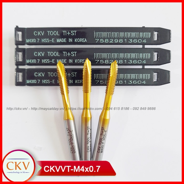 Mũi Taro CKV Vàng Thẳng CKVVT-M4*0.7