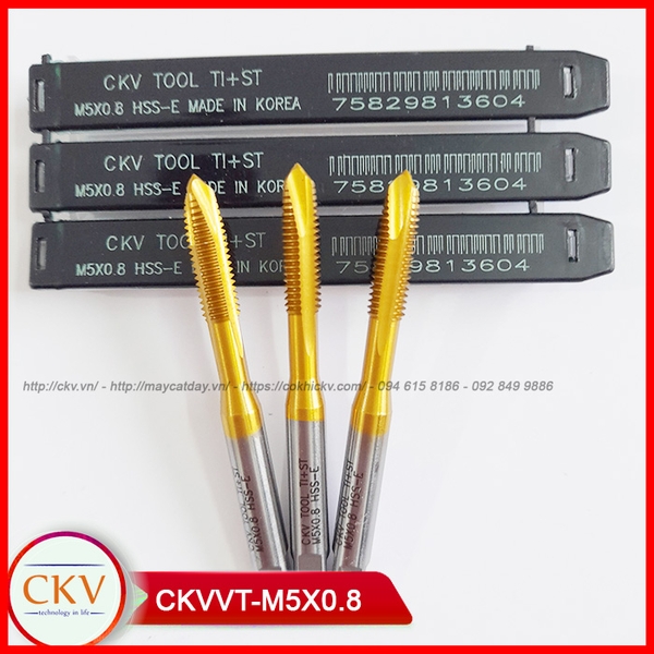 Mũi Taro CKV Vàng Thẳng CKVVT-M5*0.8