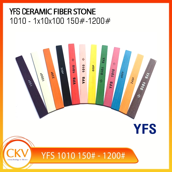 Thanh đá mài gốm YFS 1x6x100 150# - 1200# Taiwan