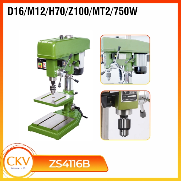 Máy khoan taro giá rẻ ZS4116B - D16/M12/H70/Z100/MT2/750W