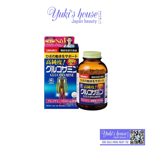 Viên uống bổ xương khớp Glucosamine Orihiro 900 viên