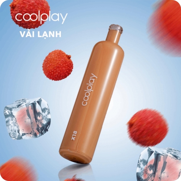 Vải Lạnh Lyche Ice Coolplay X18 1800 puff / 6ml / 5% (50mg) / 1000mAh