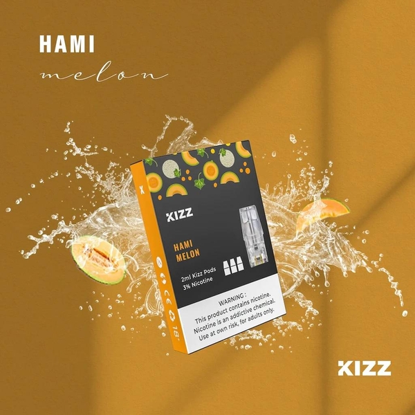 KIZZ Classic Pods (2ml) Hami Melon (Dưa lưới) | Pod vị Kizz Classic | Dùng được cả máy RELX và BOLD