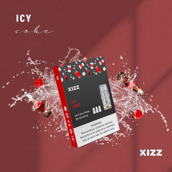 KIZZ Classic Pods (2ml) Icy Coke (Coca lạnh) | Pod vị Kizz Classic | Dùng được cả máy RELX và BOLD