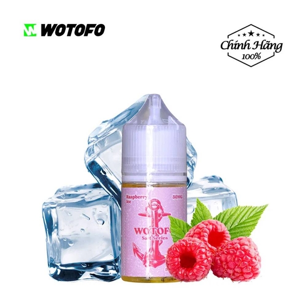 Wotofo Ejuice Salt Nicotine | Raspberry Ice - Mâm Xôi lạnh