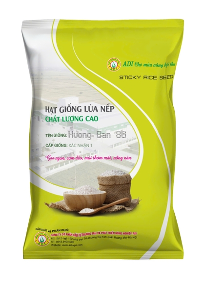 Hạt giống lúa nếp Hương Ban 86