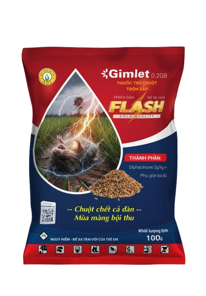 Thuốc Trừ Chuột GIMLET 0.2GB FLASH NHANH HƠN - MẠNH HƠN - HIỆU QUẢ TỐI ĐA