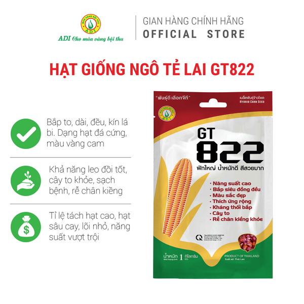 Giống Ngô Lai GT822