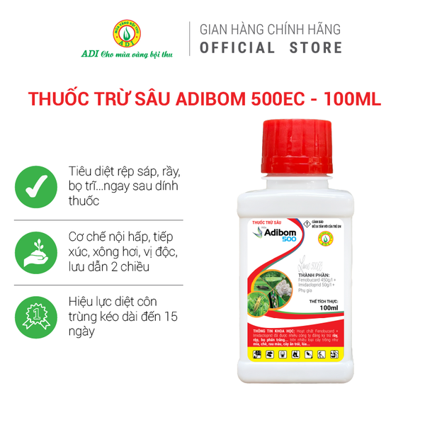 Thuốc trừ sâu Adibom 500EC