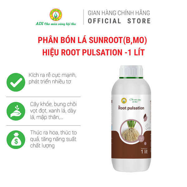 Phân bón lá Sunroot(B,MO) Hiệu Root Pulsation 1000ml