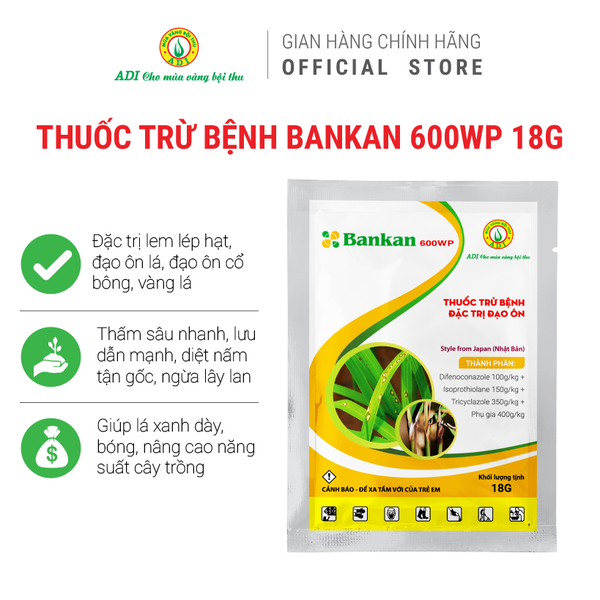 Thuốc Trừ Bệnh Bankan 600WP