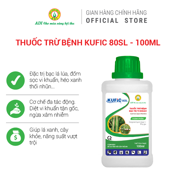 Thuốc trừ bệnh Kufic 80 SL