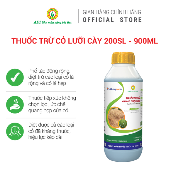 Thuốc trừ cỏ Lưỡi cày 200SL