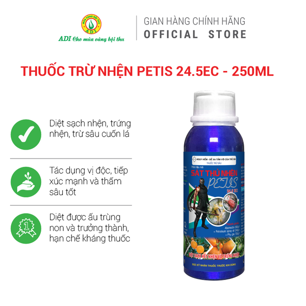 Thuốc trừ nhện Petis 24.5EC