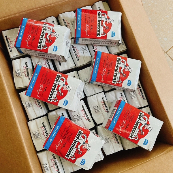 Men Nở Khô Pháp Saf-Instant Hiệu Đầu Bếp Gói 500G (Nhãn Đỏ/ Nhãn Vàng) - Dry Yeast Saf-Instant 500G