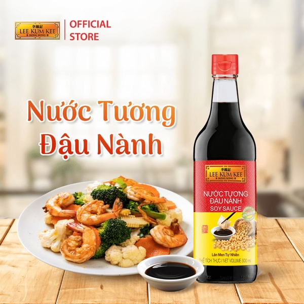 Nước tương đậu nành Lee Kum Kee 500ml
