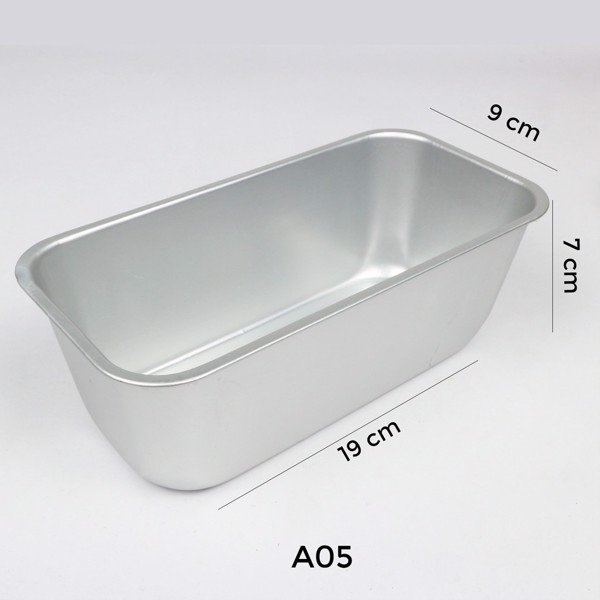 Khuôn nhôm chữ nhật 19x9cm A05