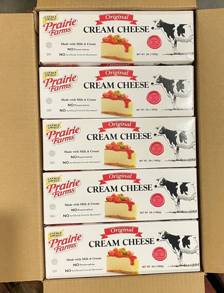 Cream cheese PRAIRIE FARMS 1.36kg