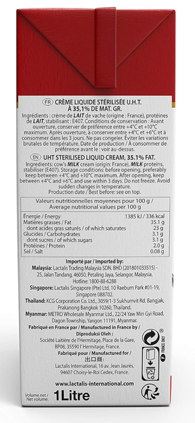 Kem Whipping Cream President Pháp 1Lít I Exp 06.01.2026