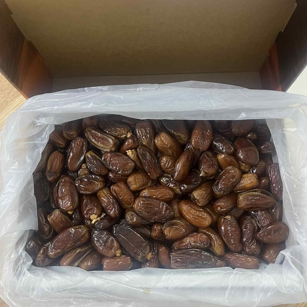 Chà Là Mật Dẻo Tunisia Tự Nhiên hộp 2kg