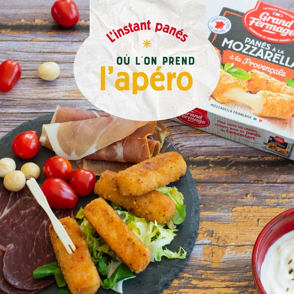 Phô mai mozzarella tẩm bột chiên giòn